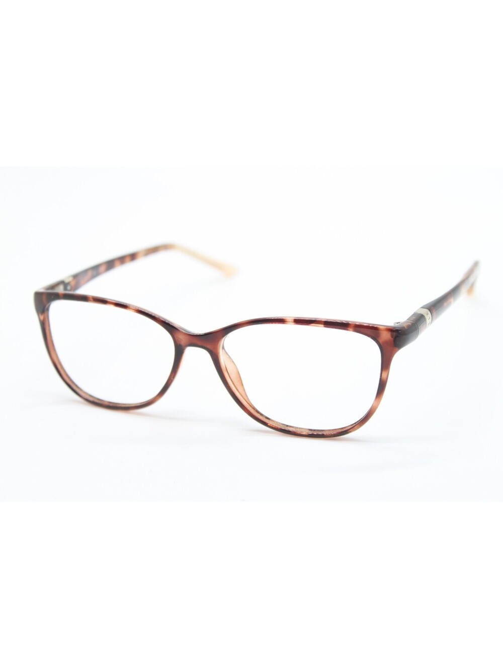 ELLE EL 13404 DB DARK BROWN GOLD TORTOISE AUTHENTIC EYEGLASSES 52-15